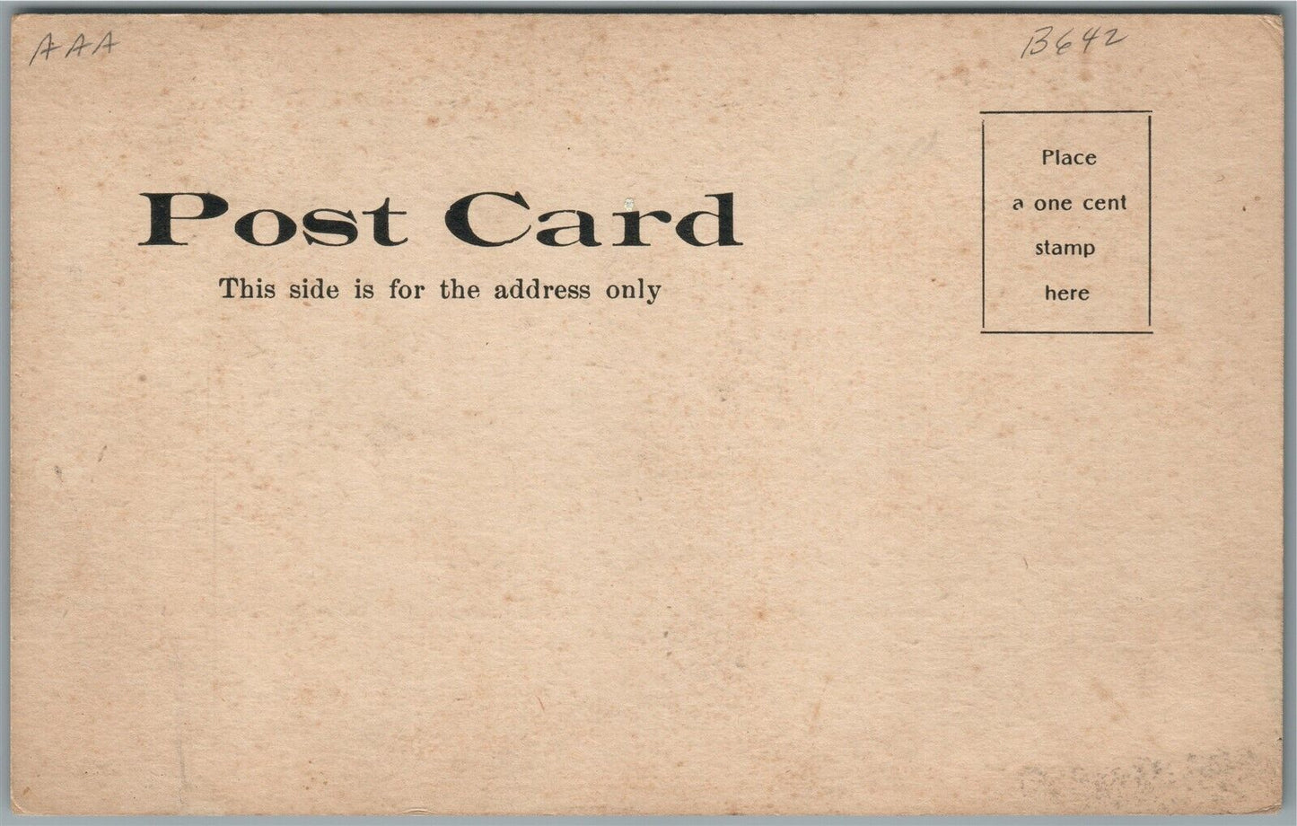 LOOKOUT PA POST OFFICE ANTIQUE POSTCARD