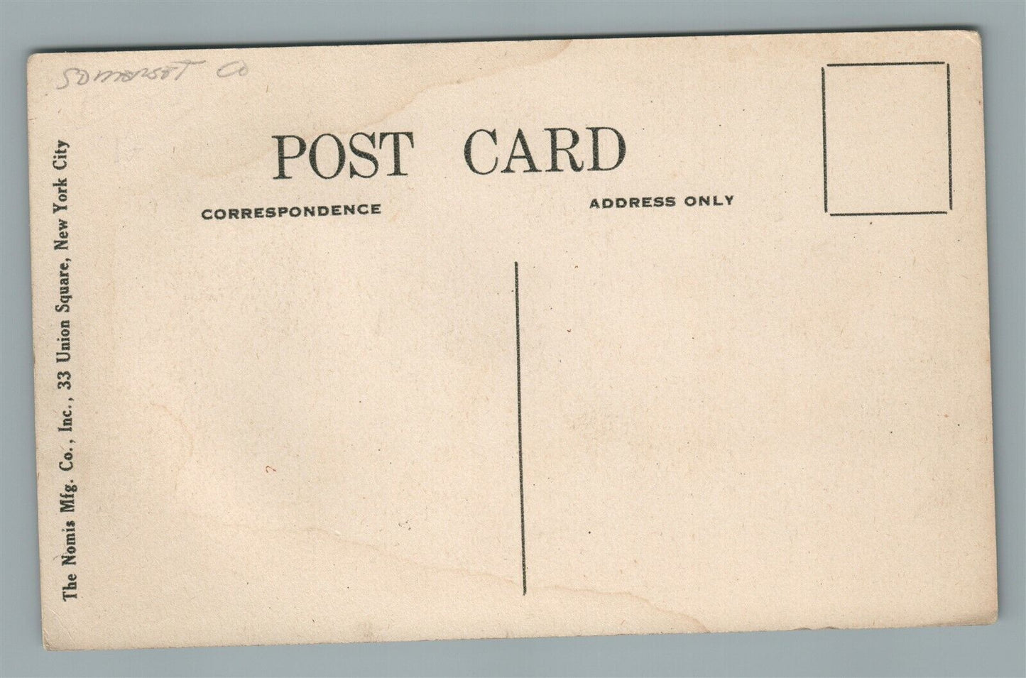 EAST MILLSTONE NJ ANTIQUE POSTCARD