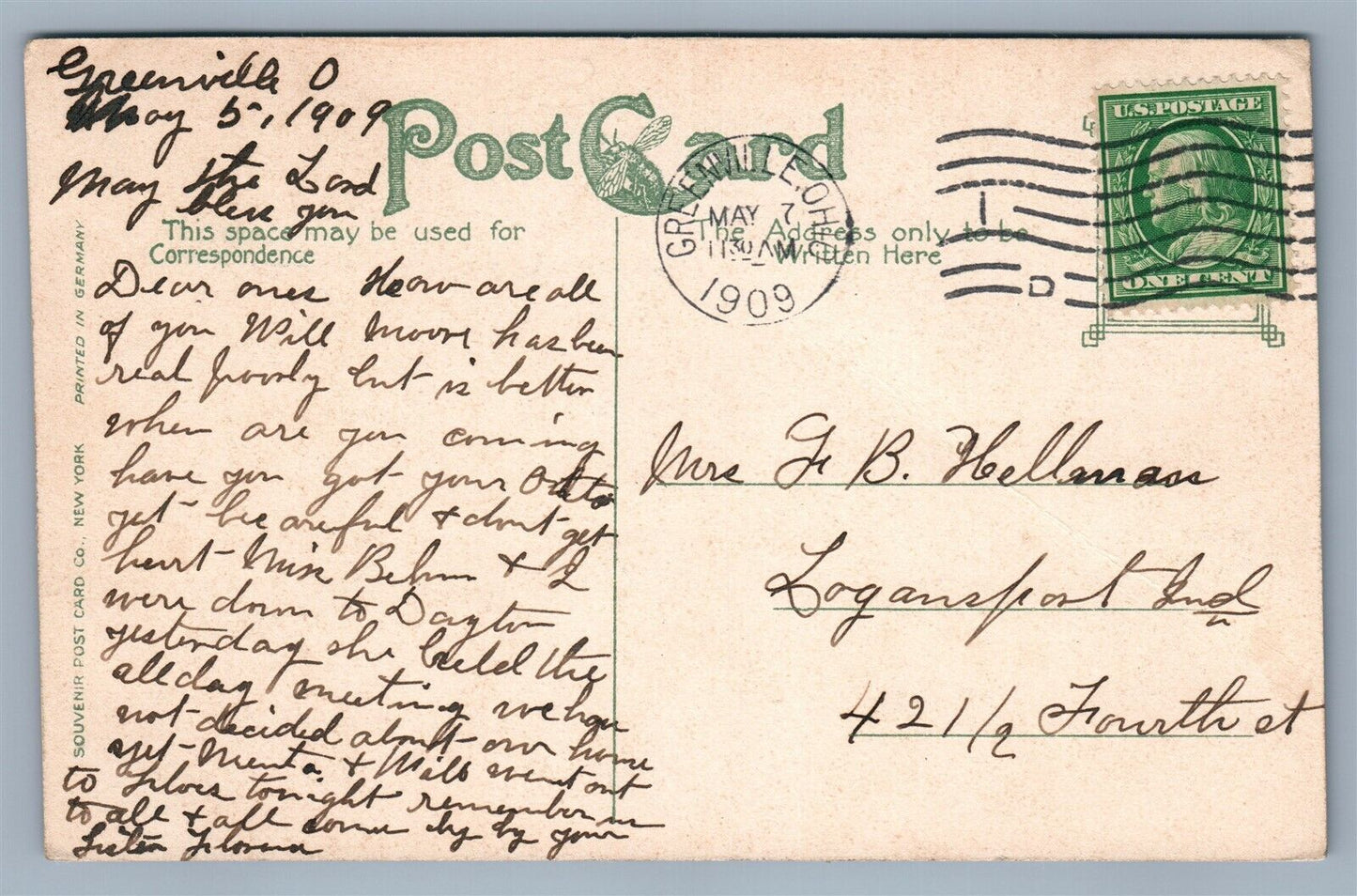 DAYTON OH UNION RAILROAD STATION ANTIQUE POSTCARD railway train depot