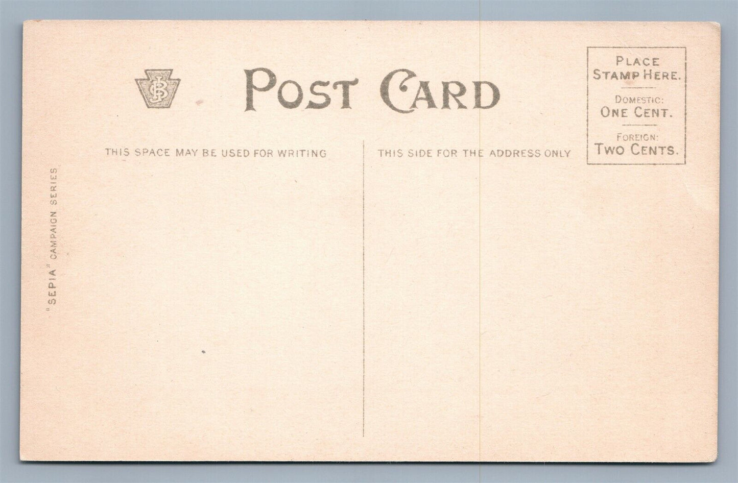 PRESIDENT Wm. H. TAFT ANTIQUE PATRIOTIC POSTCARD