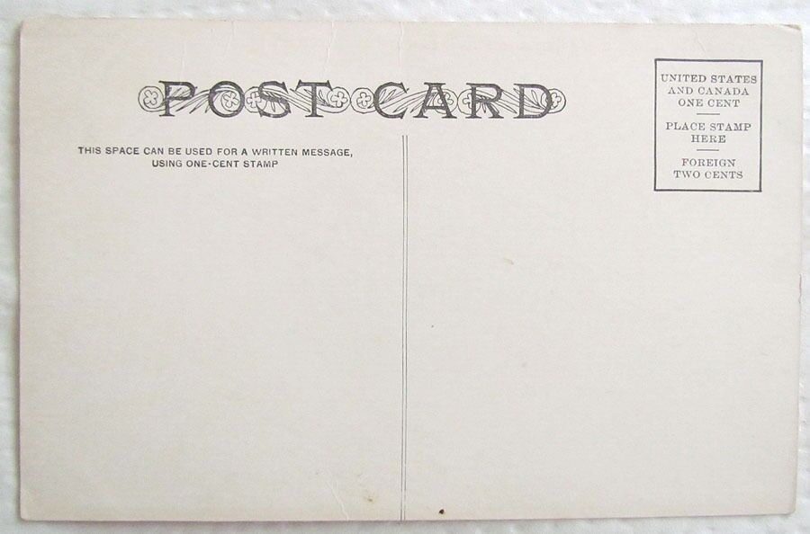 PIKE STREET LOOKING EAST FROM SECOND AVENUE SEATTLE WASHINGTON ANTIQUE POSTCARD