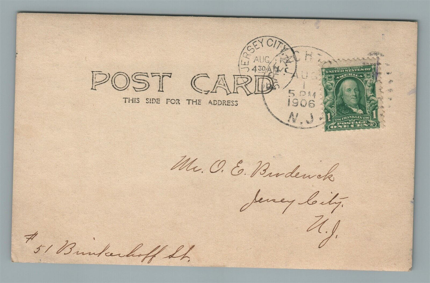 FRENCHTOWN NJ SAILING ON DELAWARE ANTIQUE REAL PHOTO POSTCARD RPPC