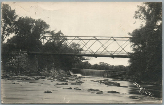 WEYBRIDGE VT ANTIQUE REAL PHOTO POSTCARD RPPC