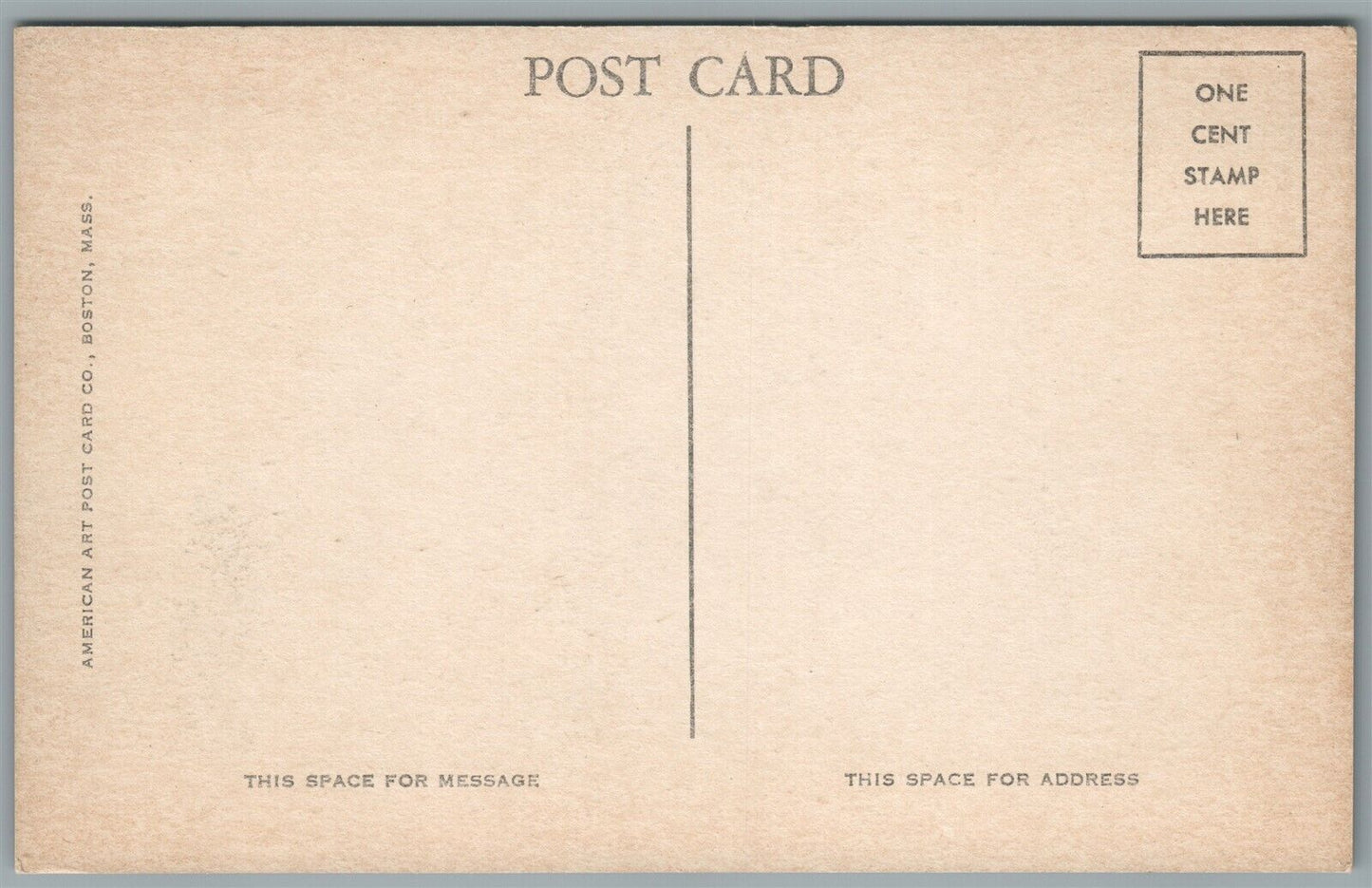 NANTUCKET MA LOWER MAIN STREET VINTAGE POSTCARD