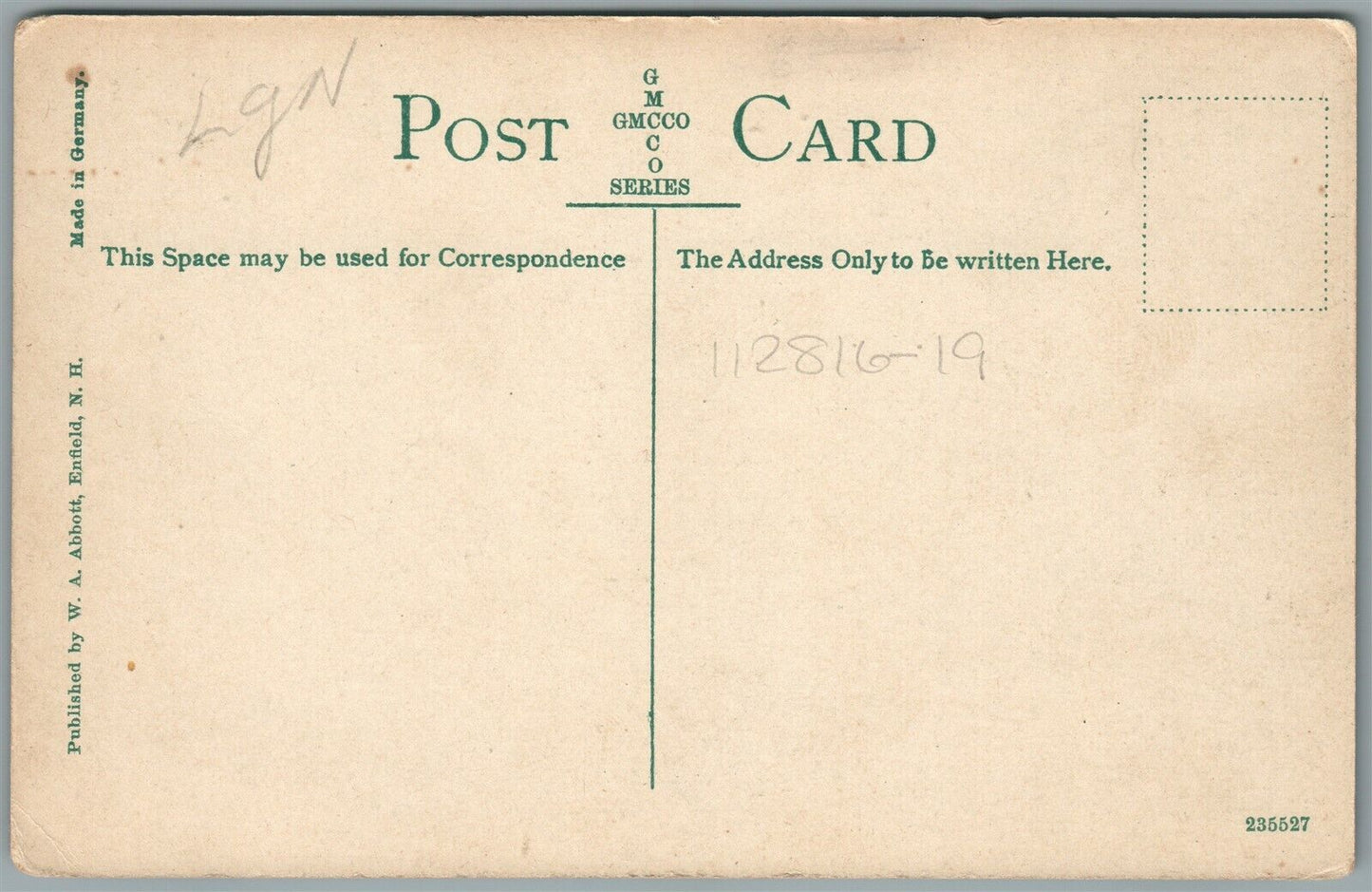 ENFIELD NH RAILROAD STATION RAILWAY TRAIN DEPOT ANTIQUE POSTCARD