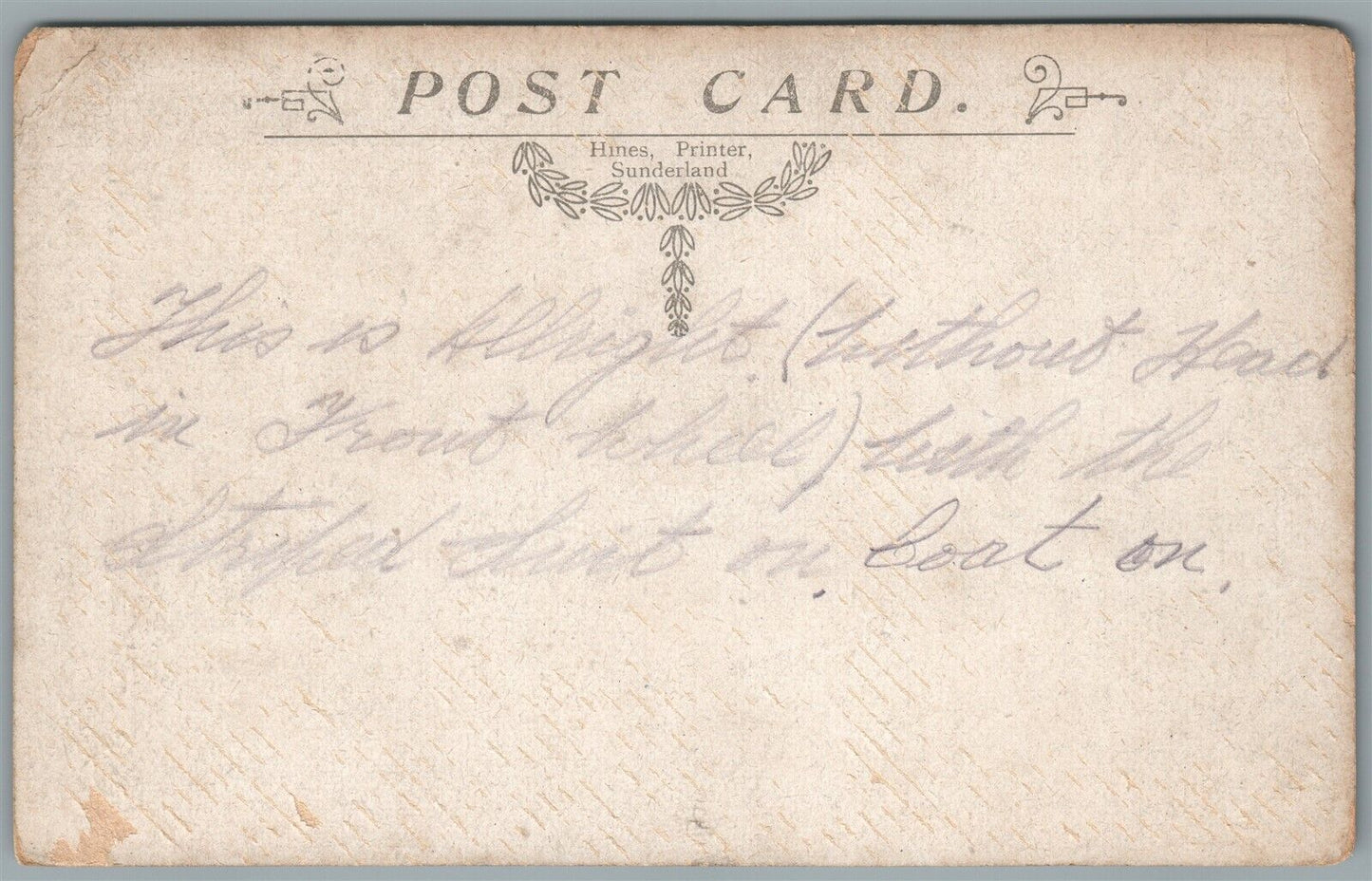 BICYCLE CIRCUS JACK SILVANO COMEDY CYCLIST ANTIQUE POSTCARD