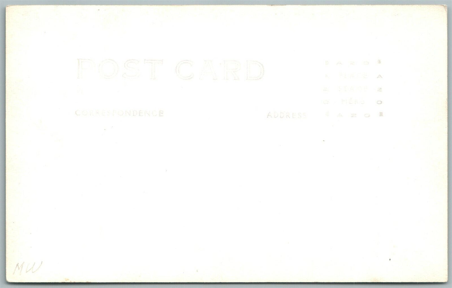 EXAGGERATED GRASSHOPPER w/ SADDLE VINTAGE REAL PHOTO POSTCARD RPPC