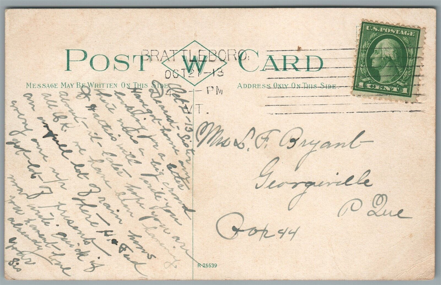 LEOMINSTER MA MONUMENT SQUARE EAST SIDE ANTIQUE POSTCARD