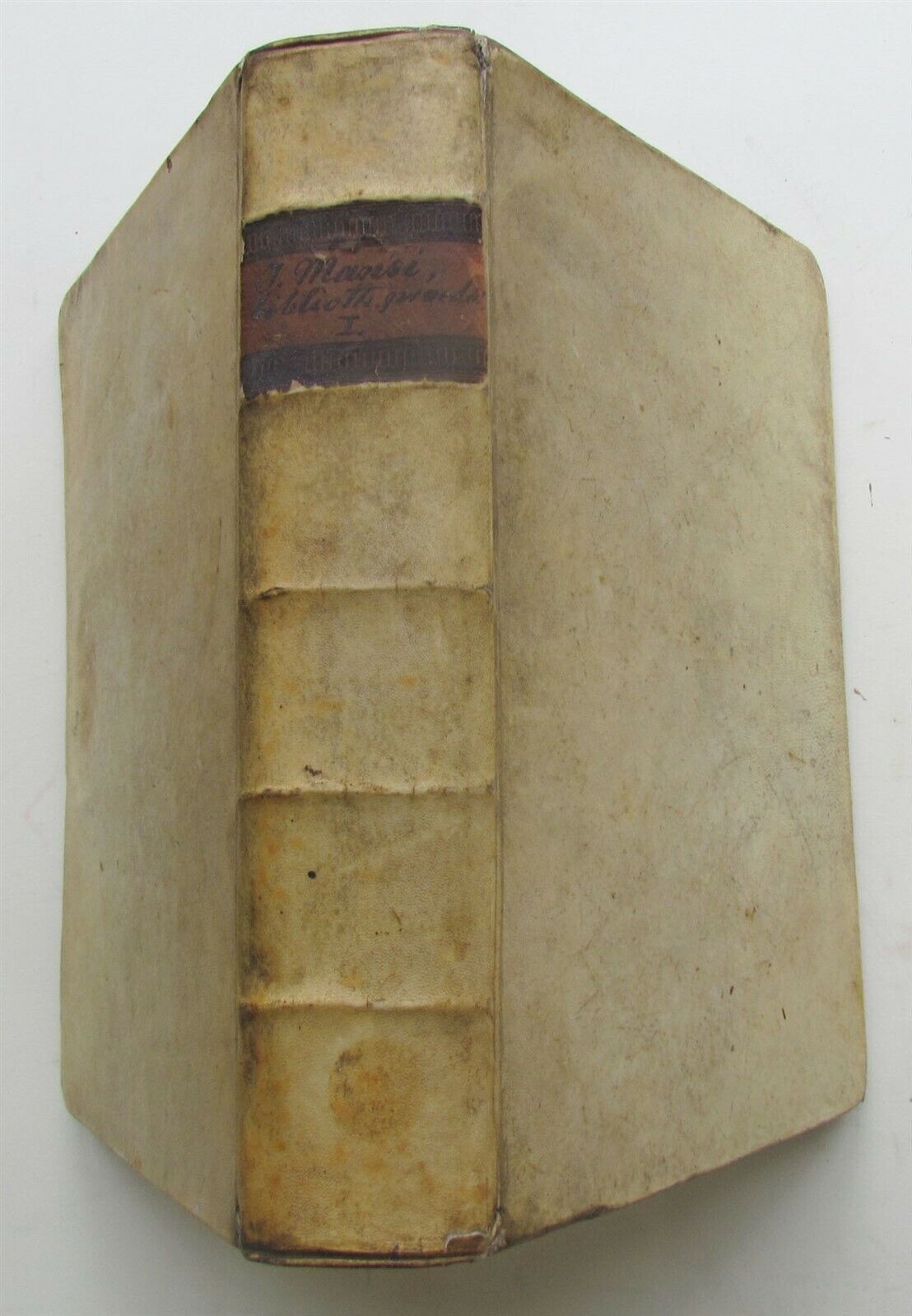1722 VELLUM BINDING MASSIVE FOLIO J.Mansi CONGREGATIONIS ORATORII ANTIQUE Vol. 1