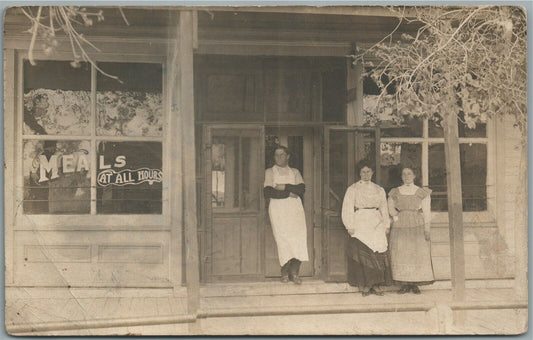 HASTINGS NE GROCERY STORE ANTIQUE REAL PHOTO POSTCARD RPPC