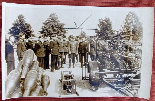 WWII WW2 ERA PRESS PHOTO w/ RUSSIAN MARSHAL ZHUKOV & SOVIET ARMY GENERALS