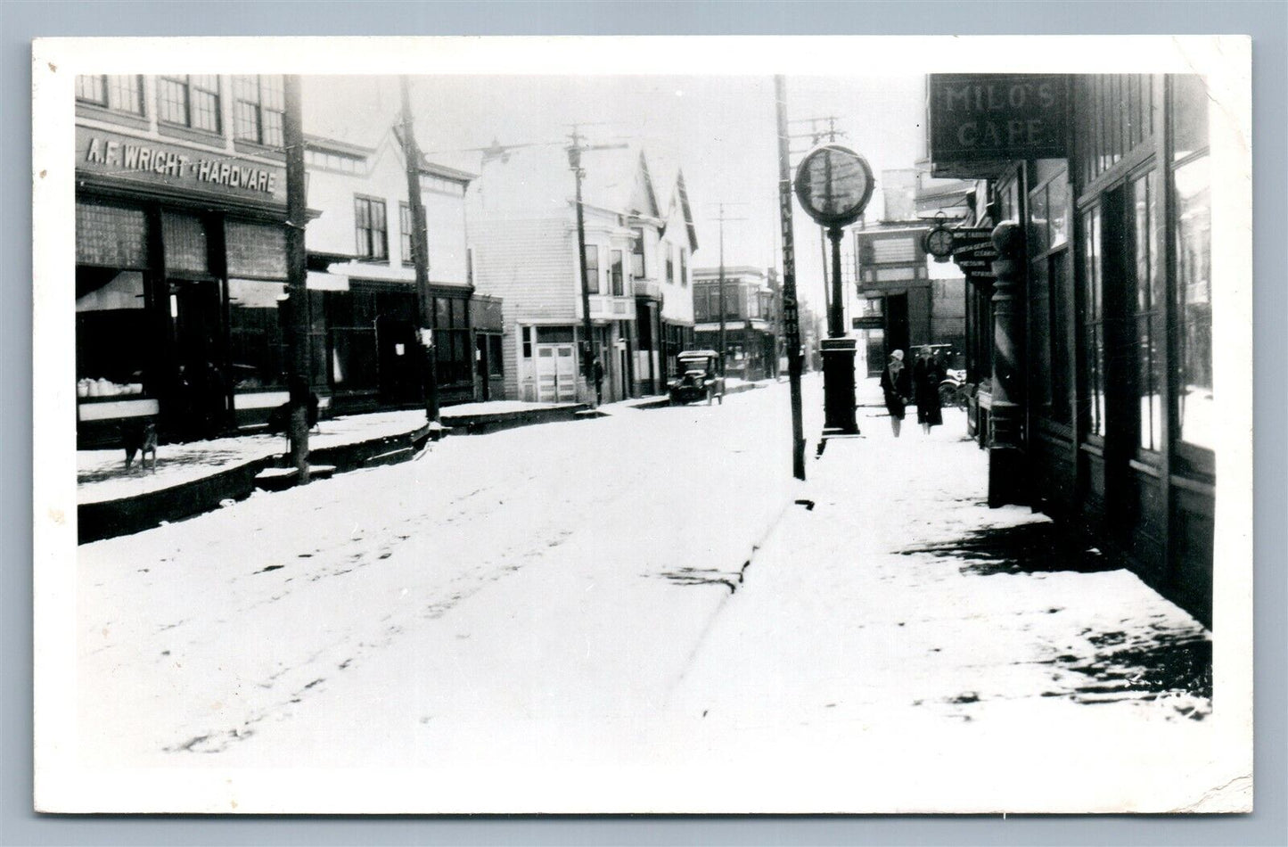 NOME AK STREET SCENE 1961 VINTAGE REAL PHOTO POSTCARD RPPC