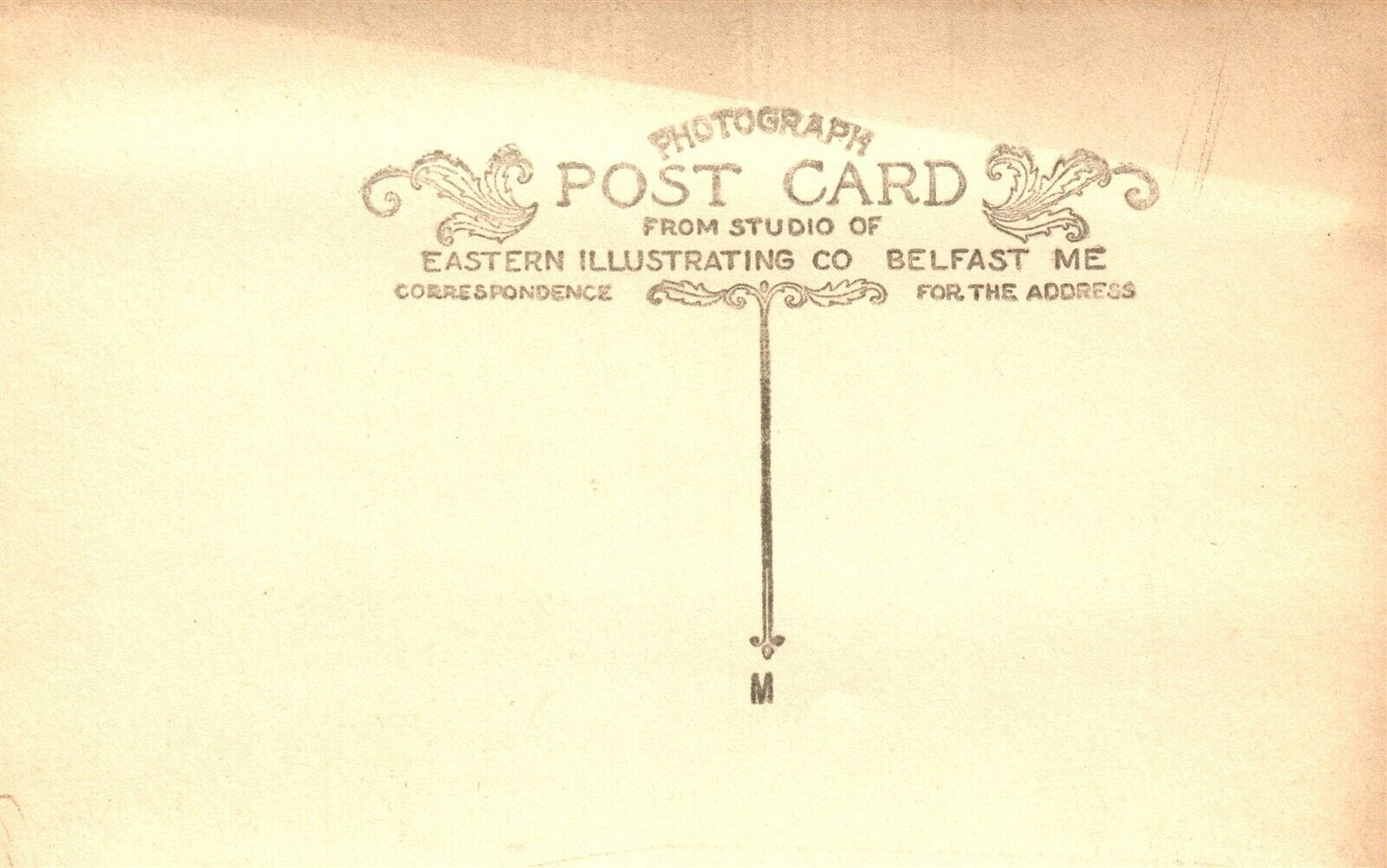 OCEAN POINT ME PLEASANT VIEW HOUSE ANTIQUE REAL PHOTO POSTCARD RPPC