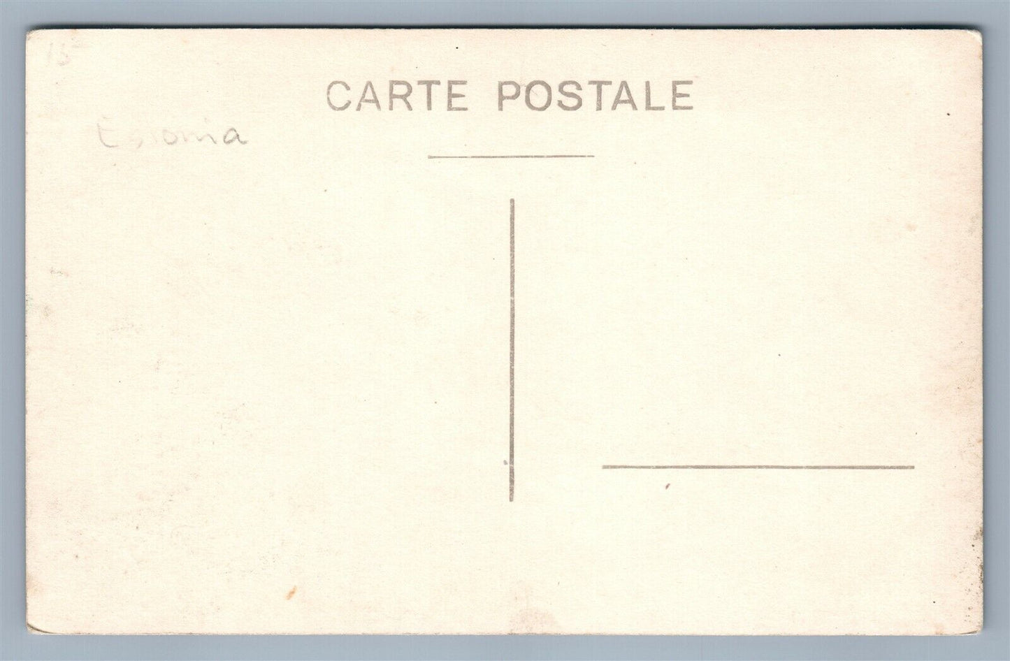 ESTONIAN MILITARY PARADE VINTAGE REAL PHOTO POSTCARD RPPC