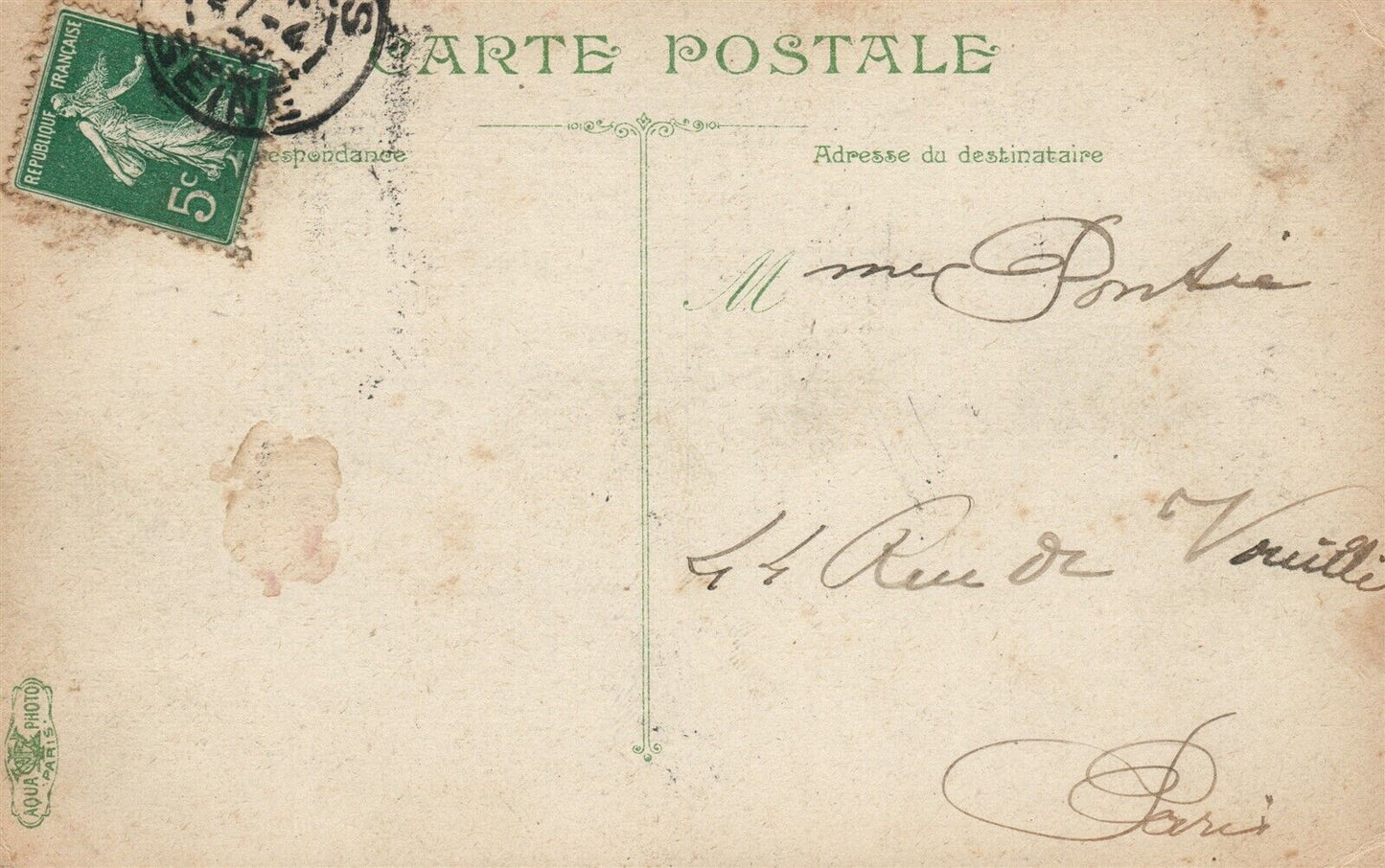 ARTILLERY CANNON FRENCH ANTIQUE POSTCARD