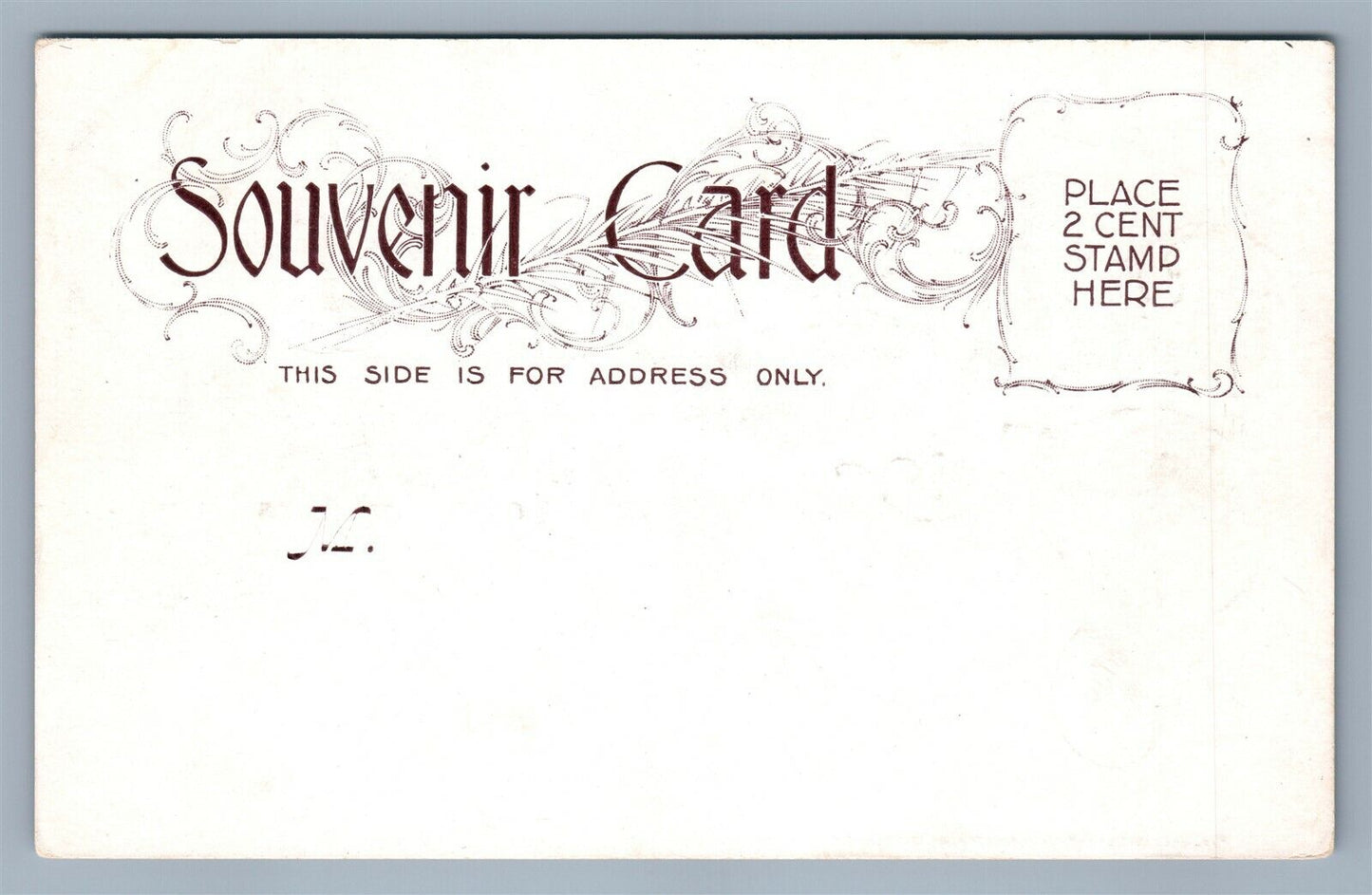 CASTLE WILLIAMS NY ANTIQUE POSTCARD by ARTHUR LIVINGSTON