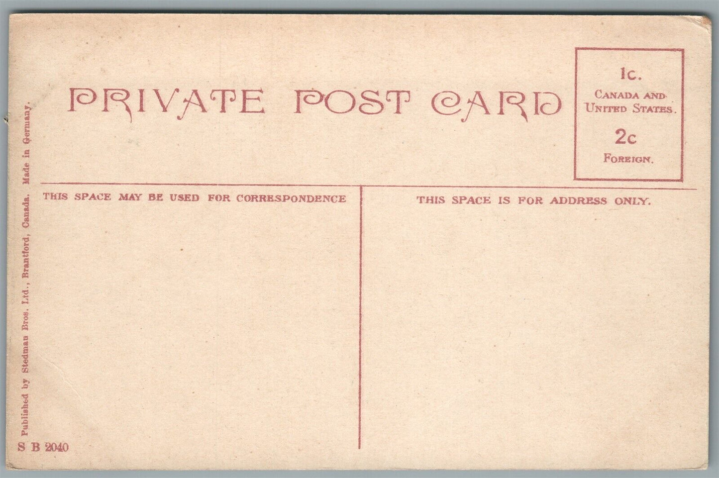 CANADA VANCOUVER BC PROMENADE ENGLISH BAY ANTIQUE POSTCARD