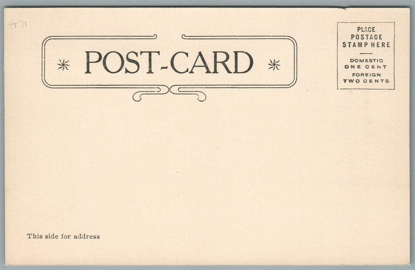PEPPERELL MA UNITARIAN CHURCH ANTIQUE POSTCARD