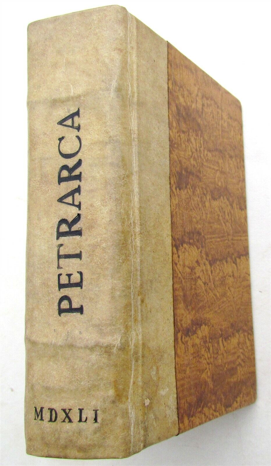 1541 IL PETRARCA CON L'ESPOSITIONE D'ALESSANDRO VELLUTELLO antique 16th CENTURY