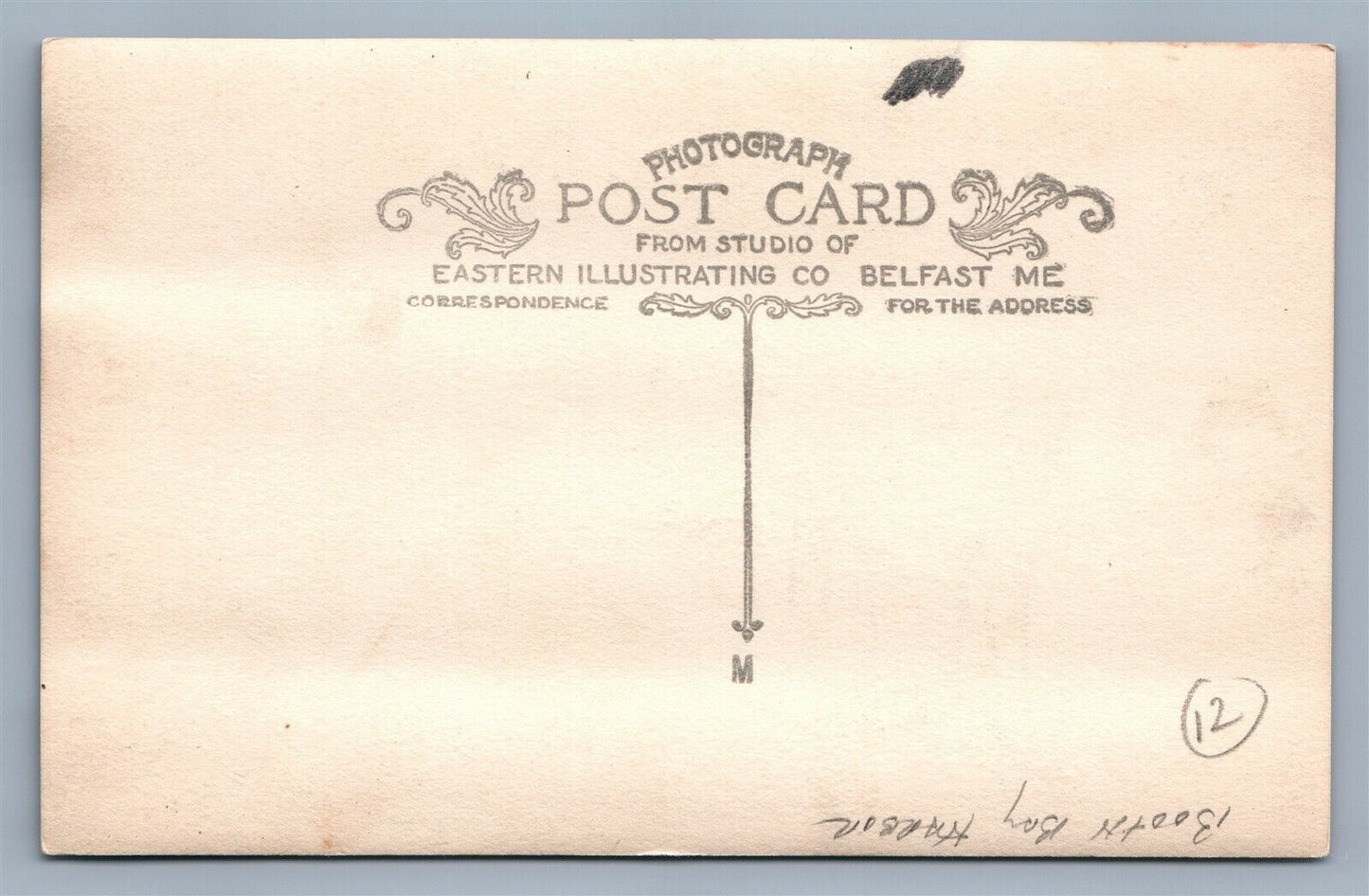 SPRUCEWOLD LODGE BOOTHBAY HARBOR ME VINTAGE REAL PHOTO POSTCARD RPPC