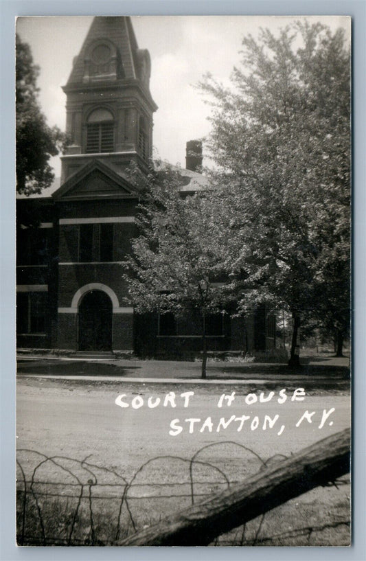 STANTON KY COUNTY COURT HOUSE VINTAGE REAL PHOTO POSTCARD RPPC