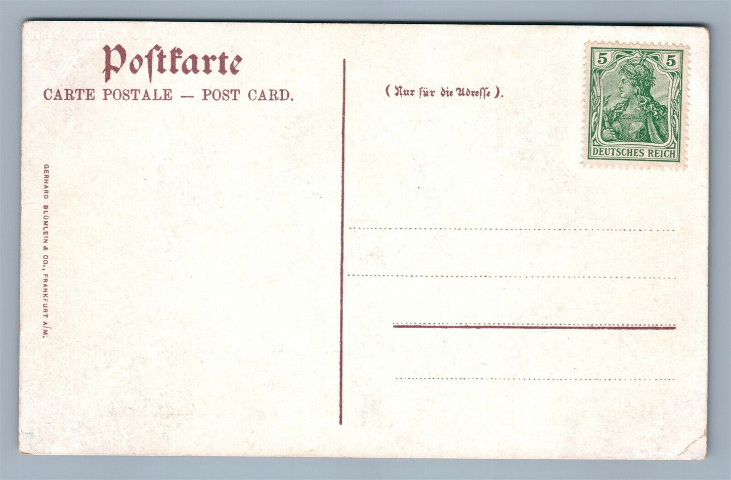 BERLIN GERMANY RAILROAD STATION ANHALTER BAHNHOF ANTIQUE POSTCARD RAILWAY DEPOT