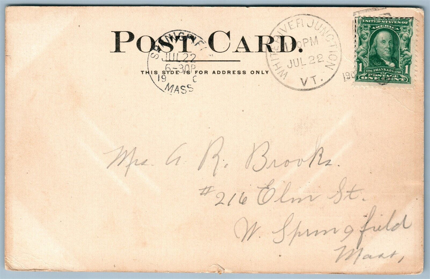 WEST LEBANON NH HIGH SCHOOL ANTIQUE POSTCARD