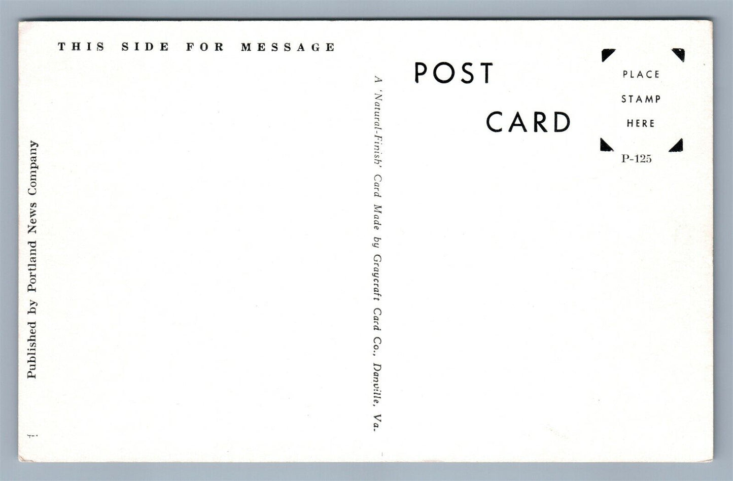 PORTLAND ME CONGRESS STREET ANTIQUE POSTCARD