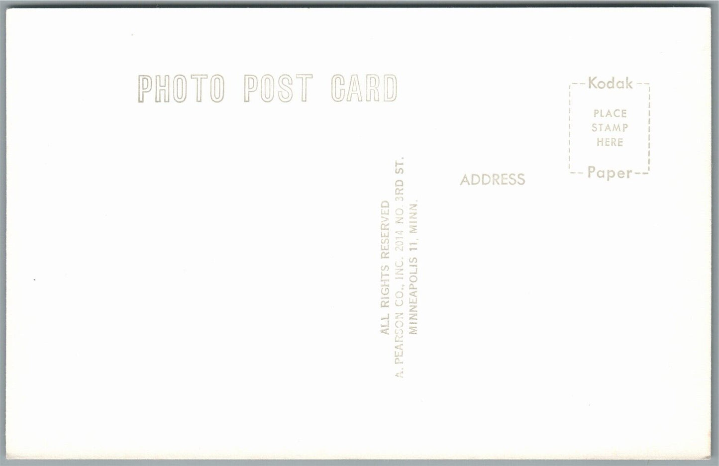 BUFFALO MN SCENE VINTAGE REAL PHOTO POSTCARD RPPC