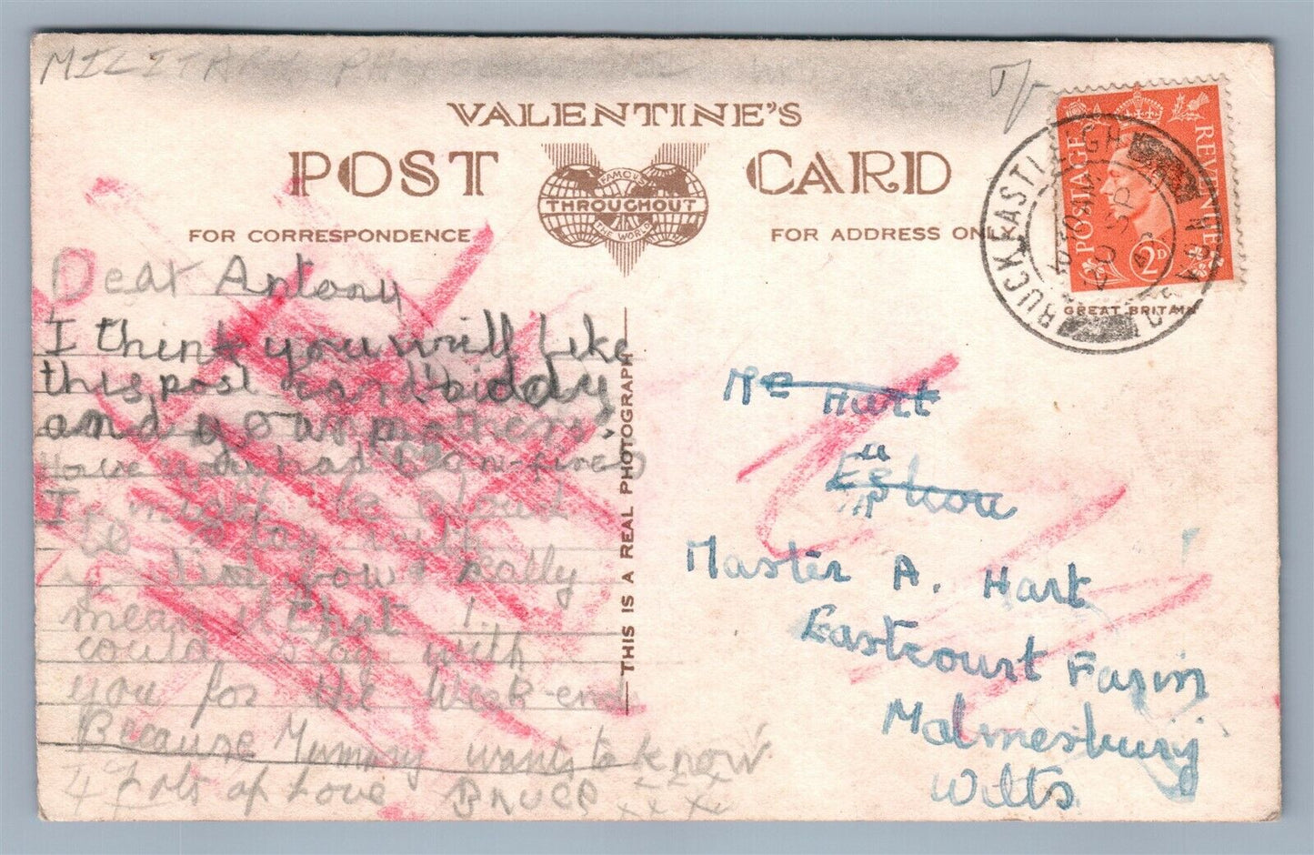 6" HOWITZER CANNON BRITISH ARTILLERY ANTIQUE REAL PHOTO POSTCARD RPPC