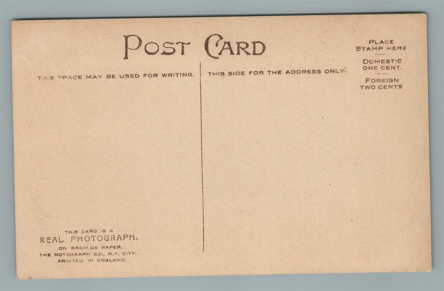 NEW YORK NY STOCK EXCHANGE ANTIQUE REAL PHOTO POSTCARD RPPC