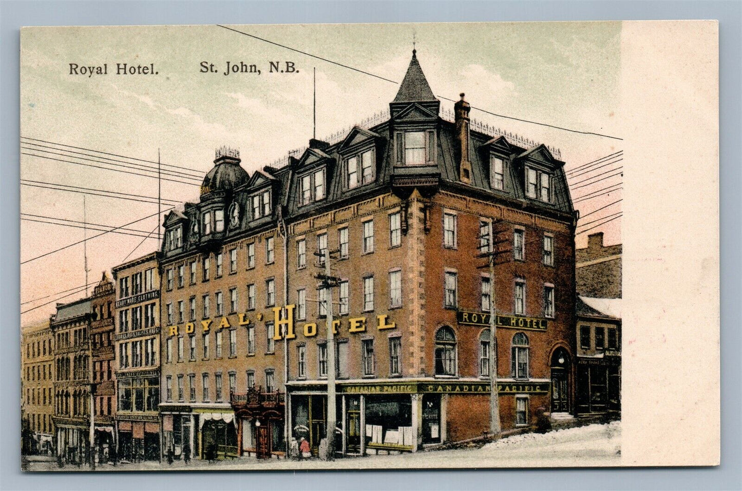 CANADIAN POST CARD WHOLESALER ADVERTISING ANTIQUE PRIVATE POSTCARD