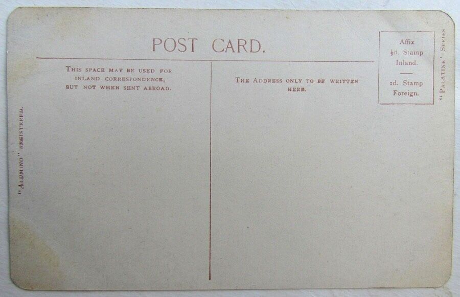 VINTAGE BRITISH POSTCARD TRAM BRIDGE PRESTON