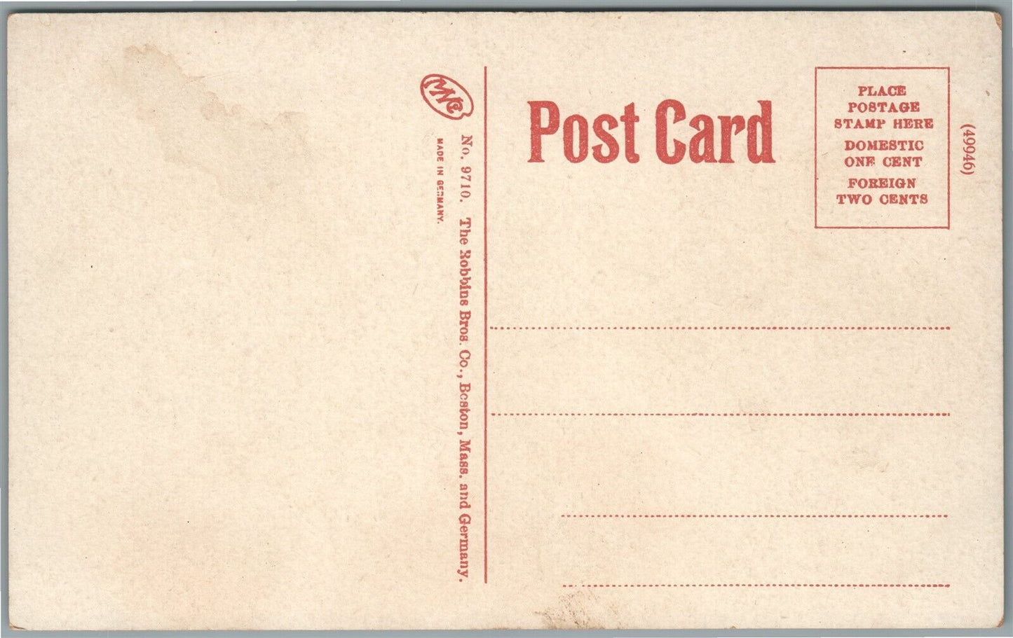 FOUR KITTENS STARTLED ANTIQUE POSTCARD