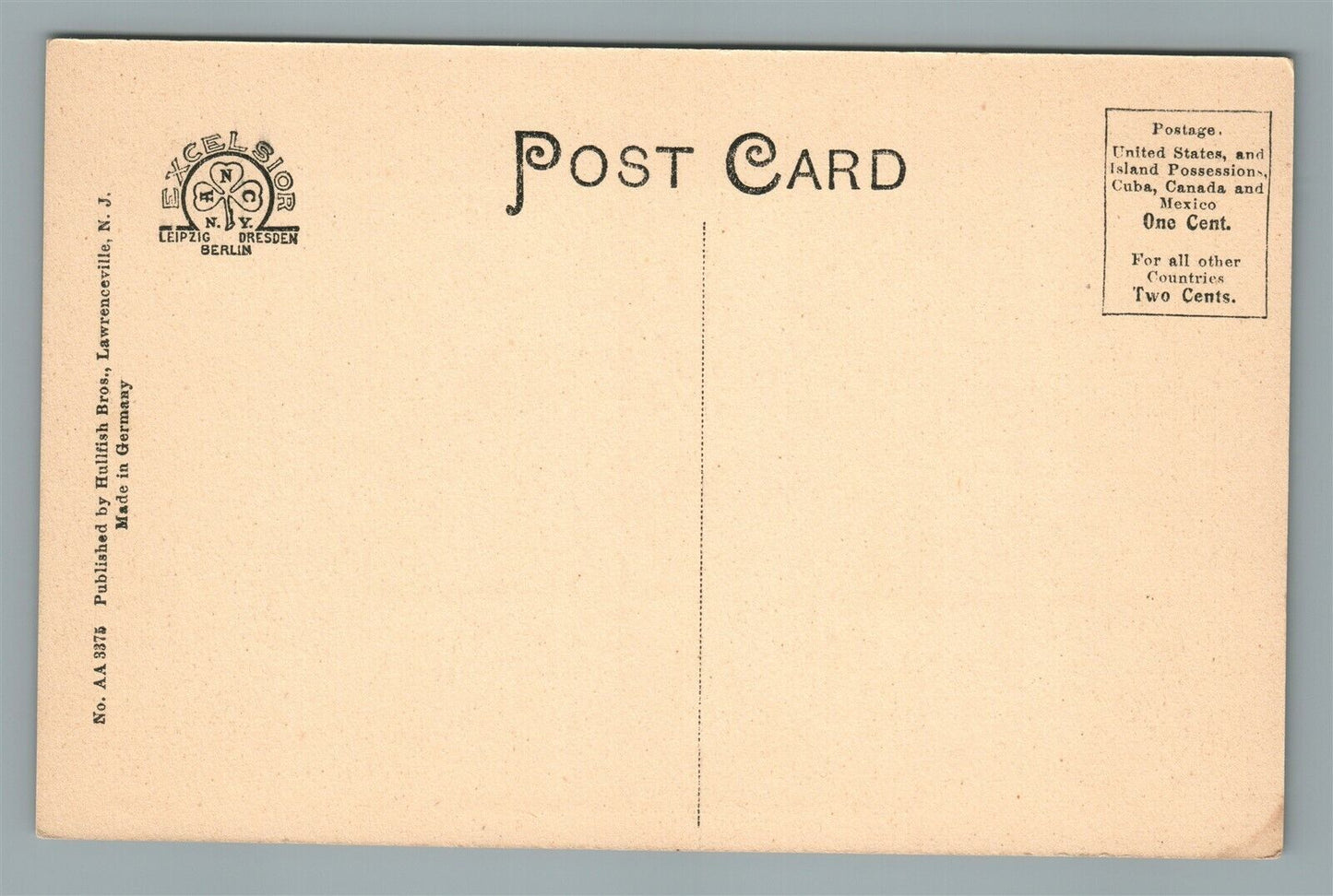 LAWRENCEVILLE NJ PRESBYTERIAN CHURCH PARSONAGE ANTIQUE POSTCARD