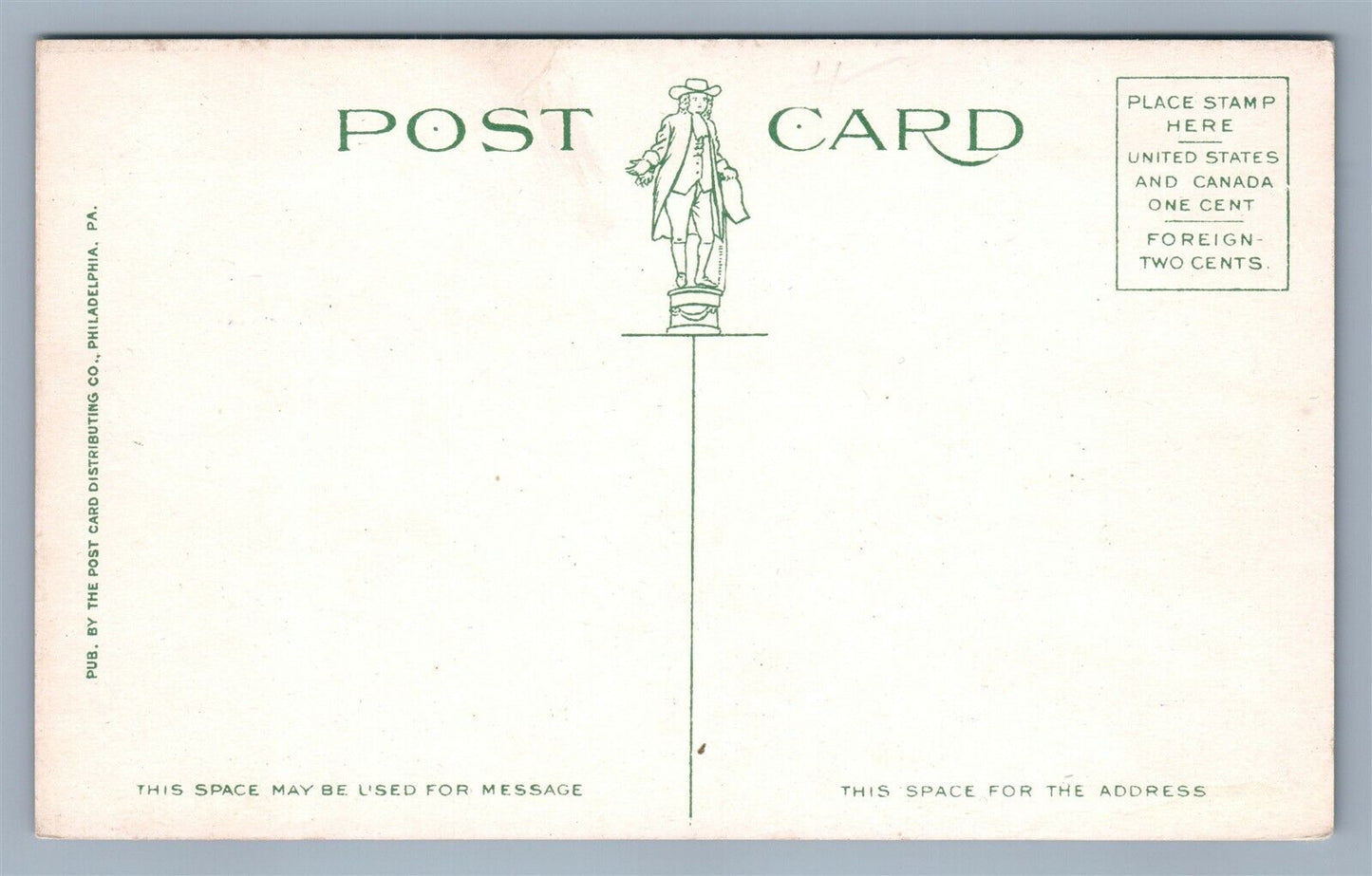 EASTON PA NORTHAMPTON STREET from 5th STREET ANTIQUE POSTCARD