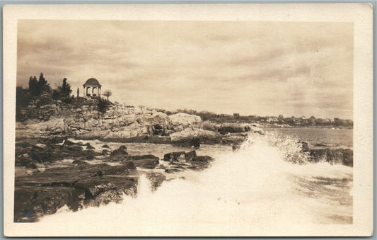CAPE COTTAGE ME VIEW ANTIQUE REAL PHOTO POSTCARD RPPC