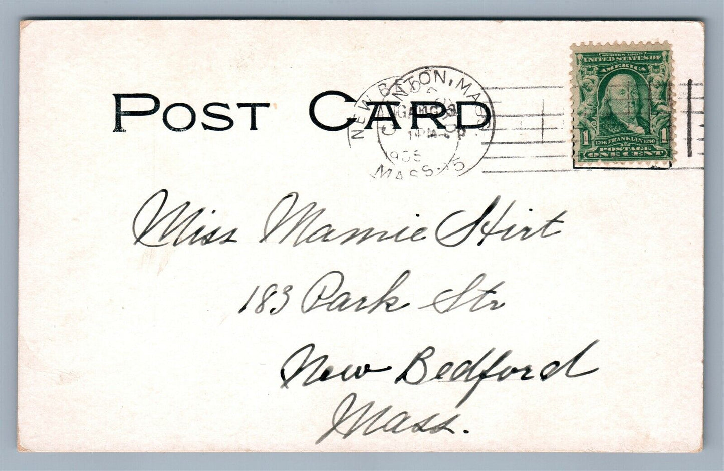 CLINTON MA HOSPITAL ANTIQUE POSTCARD