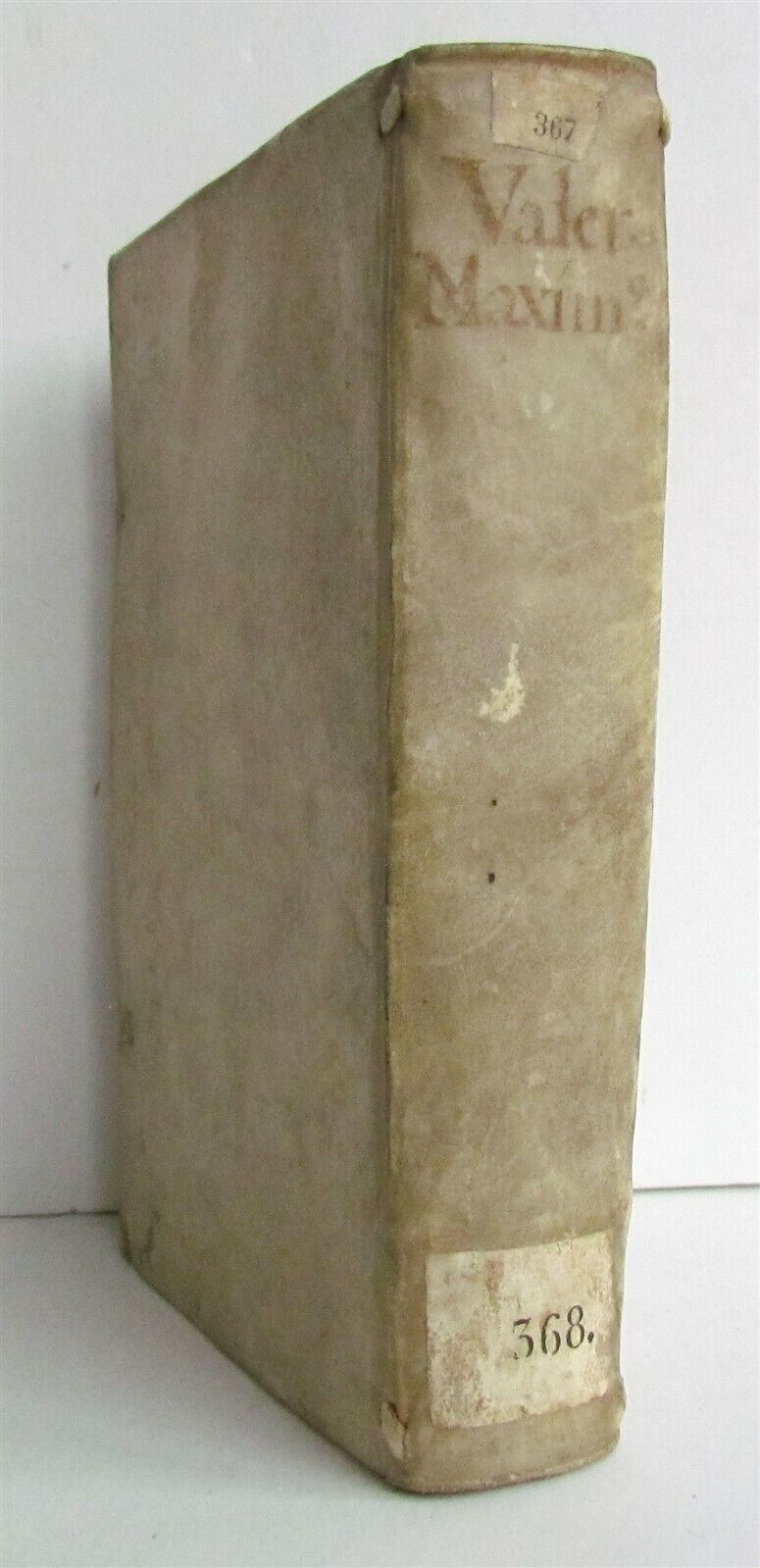 1575 PLANTIN PUBLISHING VALERIUS MAXIMUS VELLUM antique 16th Century