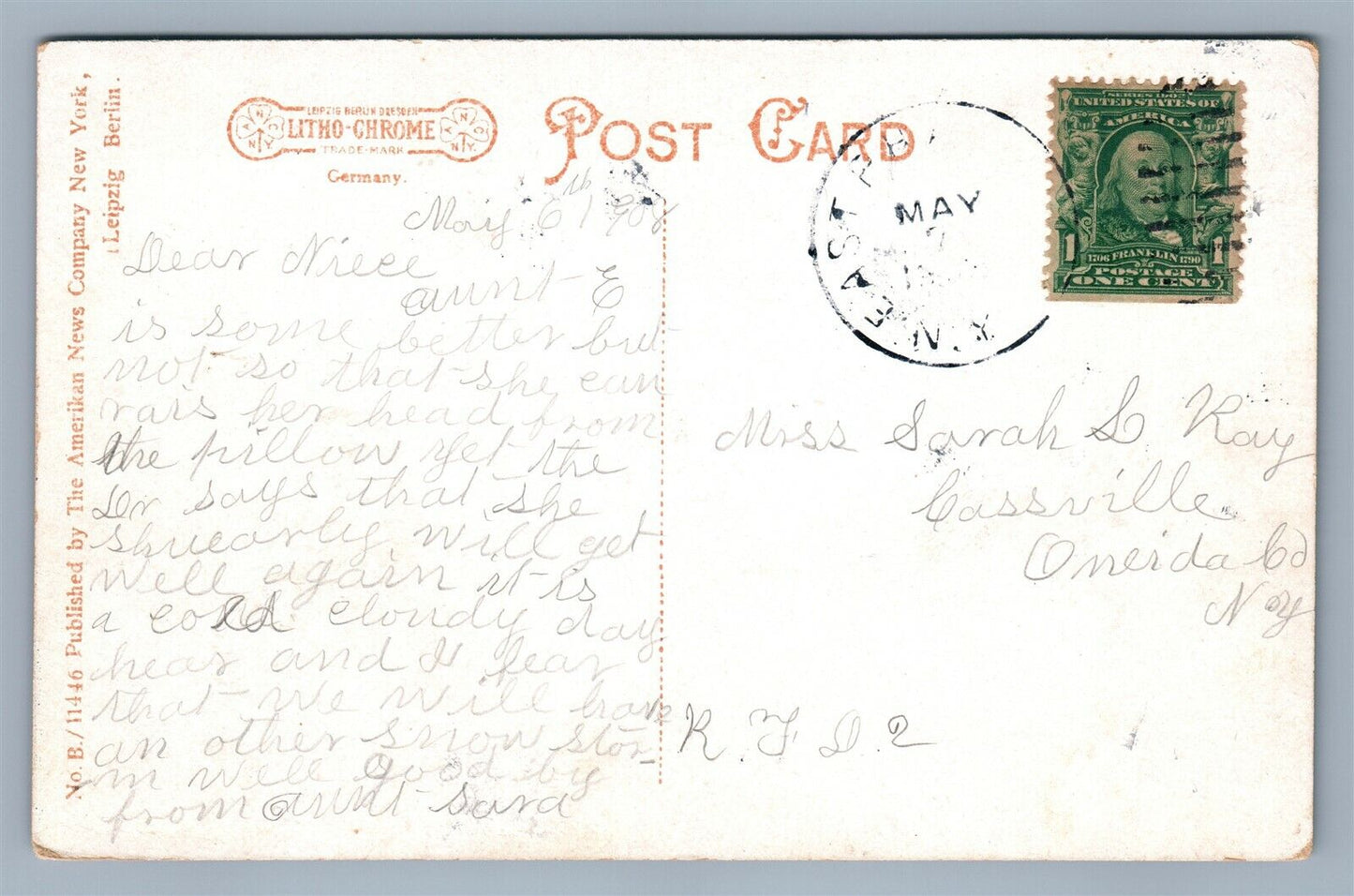 NORWICH NY BORDEN'S CONDENSERY ANTIQUE POSTCARD