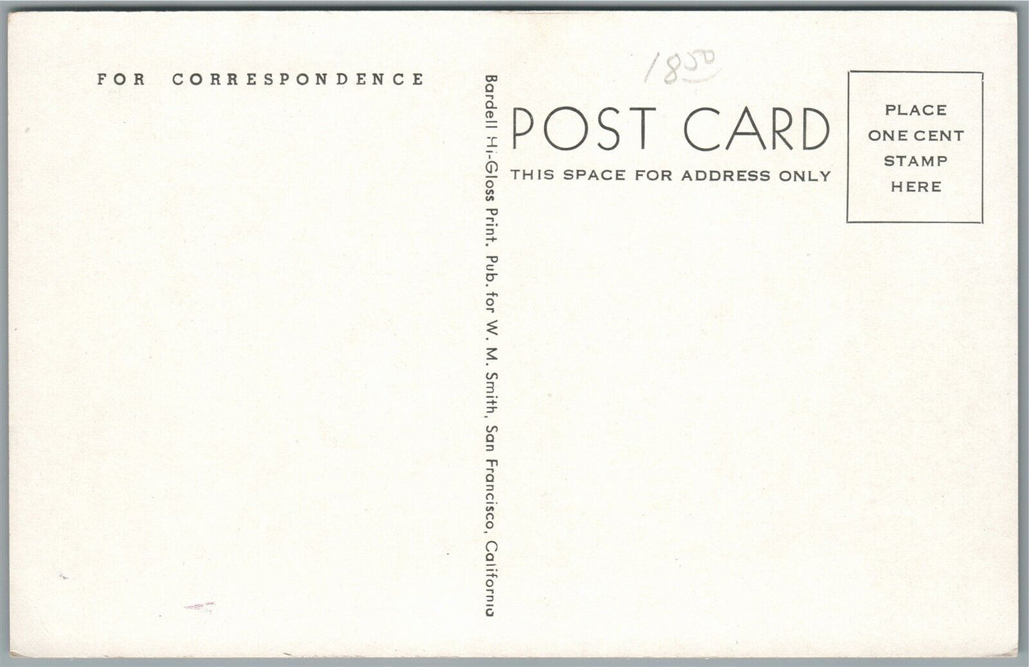 PITTSBURG CA POST OFFICE VINTAGE POSTCARD