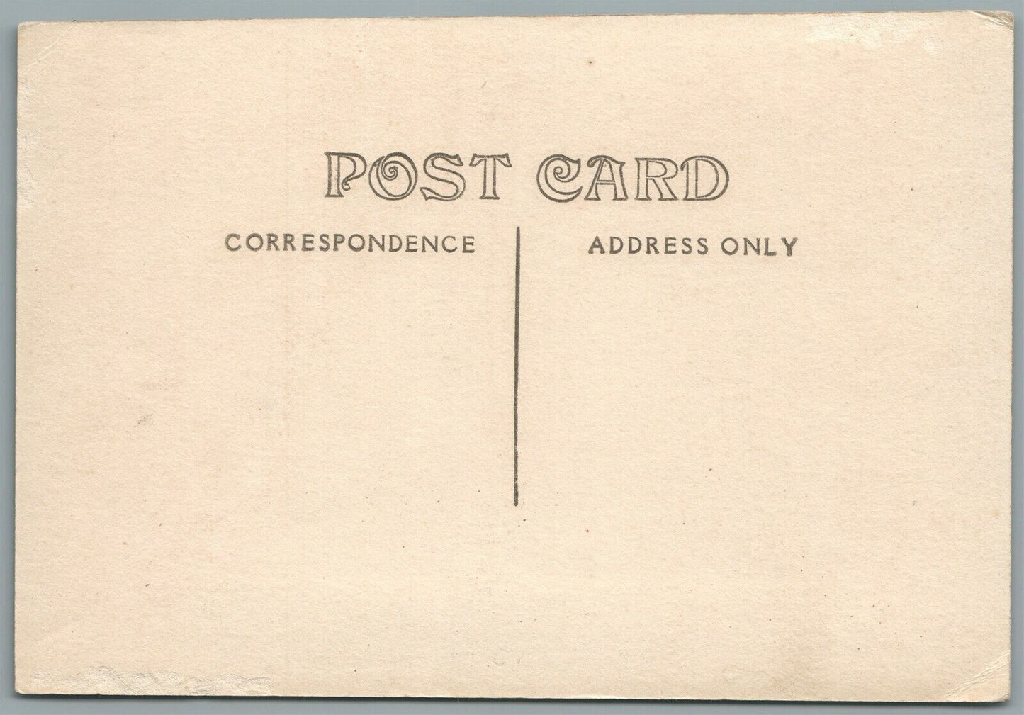 WWI TRENCHES NO MAN'S LAND ANTIQUE REAL PHOTO POSTCARD RPPC