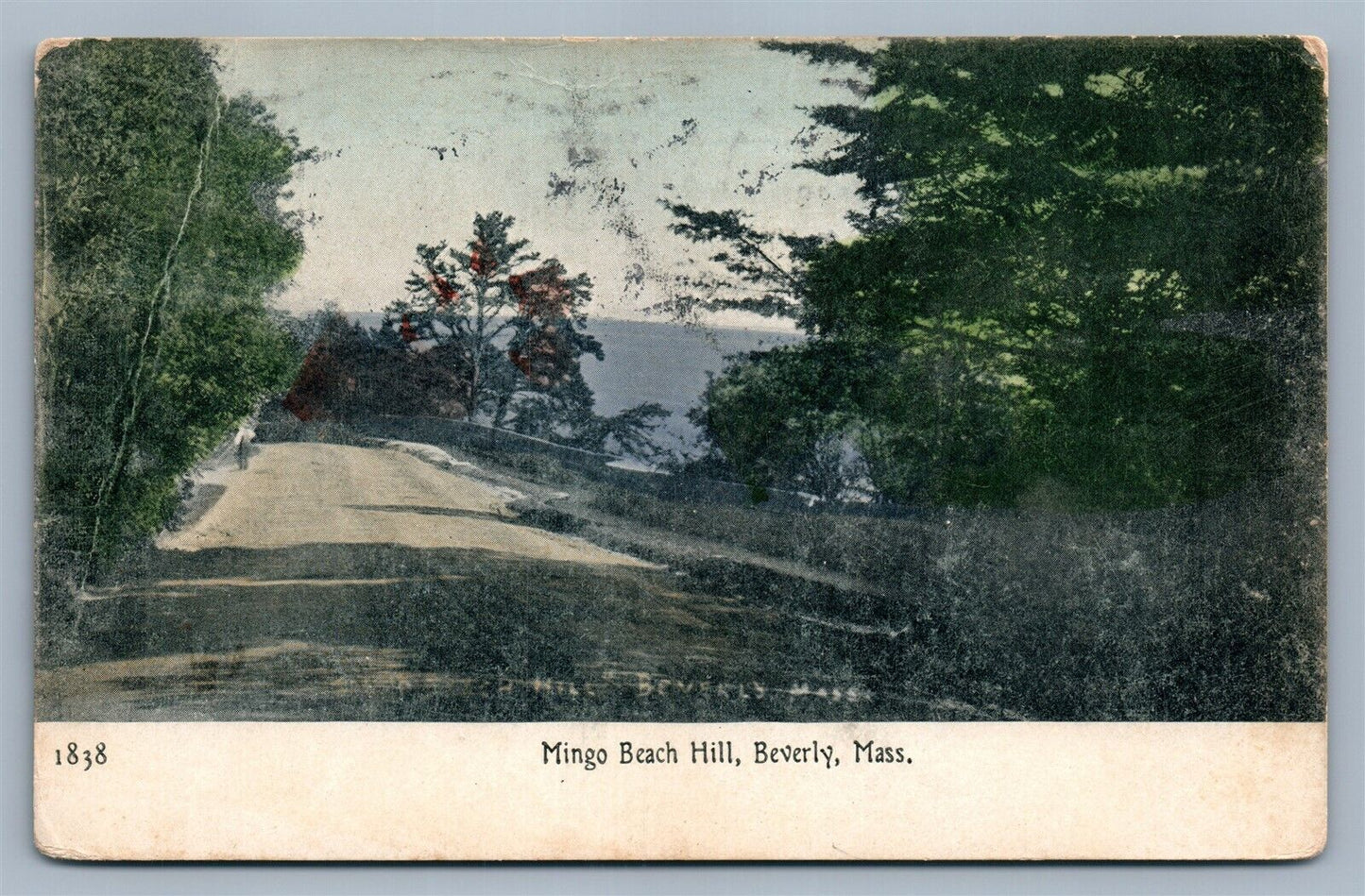 BEVERLY MA MINGO BEACH HILL ANTIQUE POSTCARD