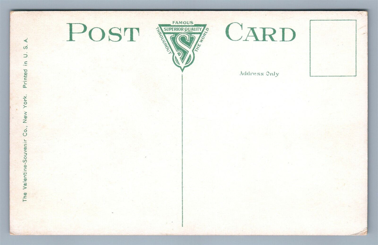 SALAMANCA NY FURNITURE WORKS ANTIQUE POSTCARD