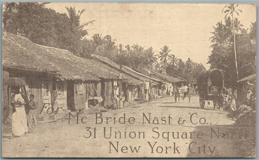 NEW YORK CITY NY for McBRIDE NAST & Co. 31 UNION SQUARE NORTH ANTIQUE POSTCARD