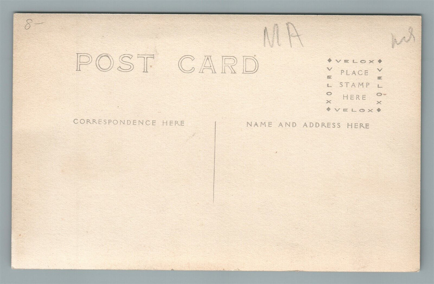 OLD AUTOMOBILE MASSACHUSETTS 1918 LICENSE PLATE ANTIQUE REAL PHOTO POSTCARD RPPC