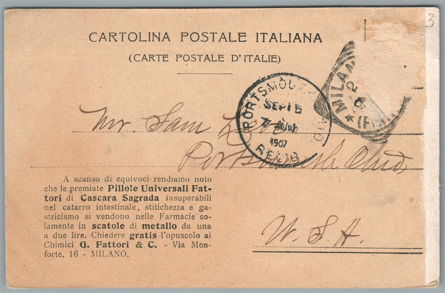 ITALY VENEZIA ANTIQUE POSTCARD VENICE CANAL GRANDE