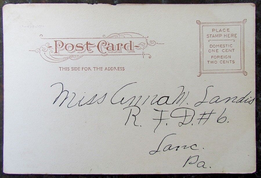 ANTIQUE UNDIVIDED POSTCARD THE CASINO ASBURY PARK N.J.