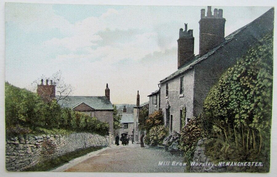 VINTAGE BRITISH POSTCARD MILL BROW MANCHESTER