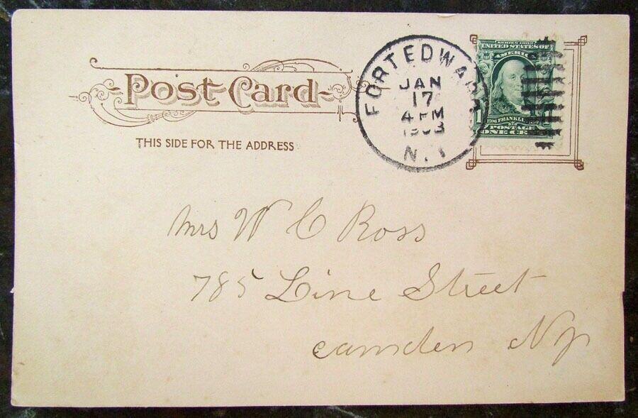 ANTIQUE 1908 POSTCARD THE ROOSEVELT FAMILY